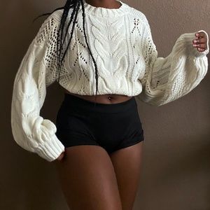cropped sweater